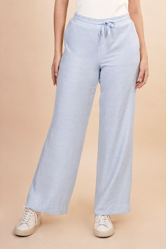 Pantalon Con Jareta Azul 261031