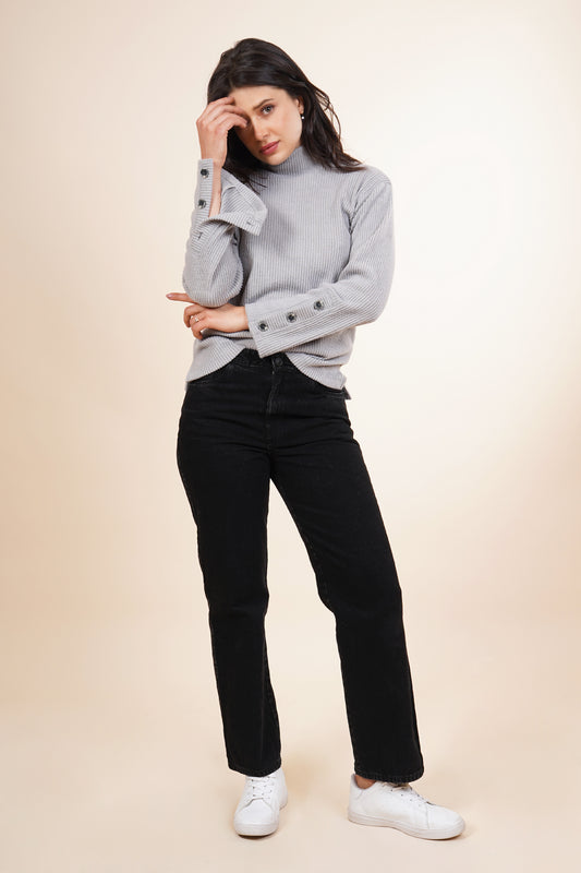 Blusa Manga Larga Con Botones 252086