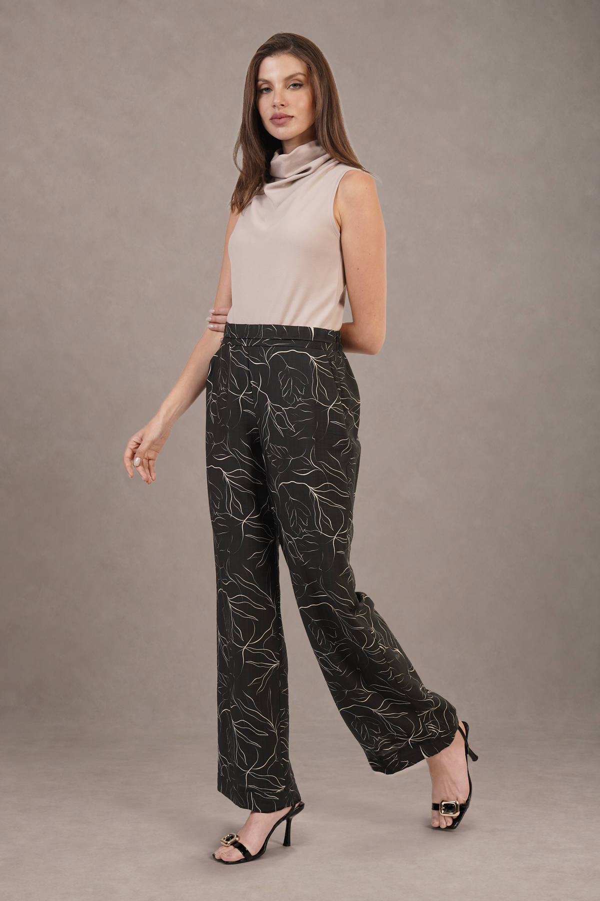 Pantalón Verde Estampado