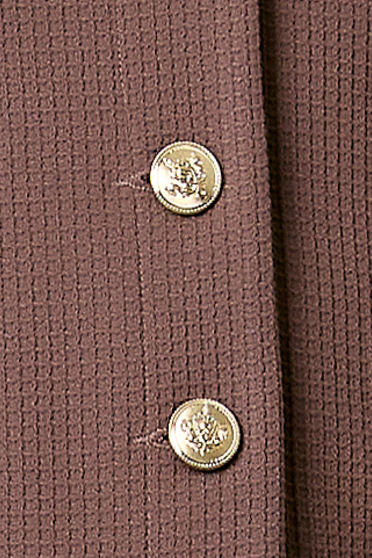 Saco cuello redondo con botones en cartera 254017