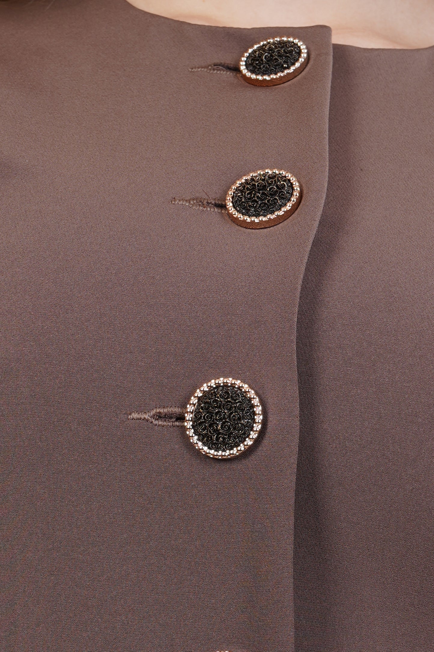Chaleco formal cuello redondo sin mangas 254028