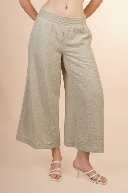 Pantalon Amplio Pescador Verde 261040