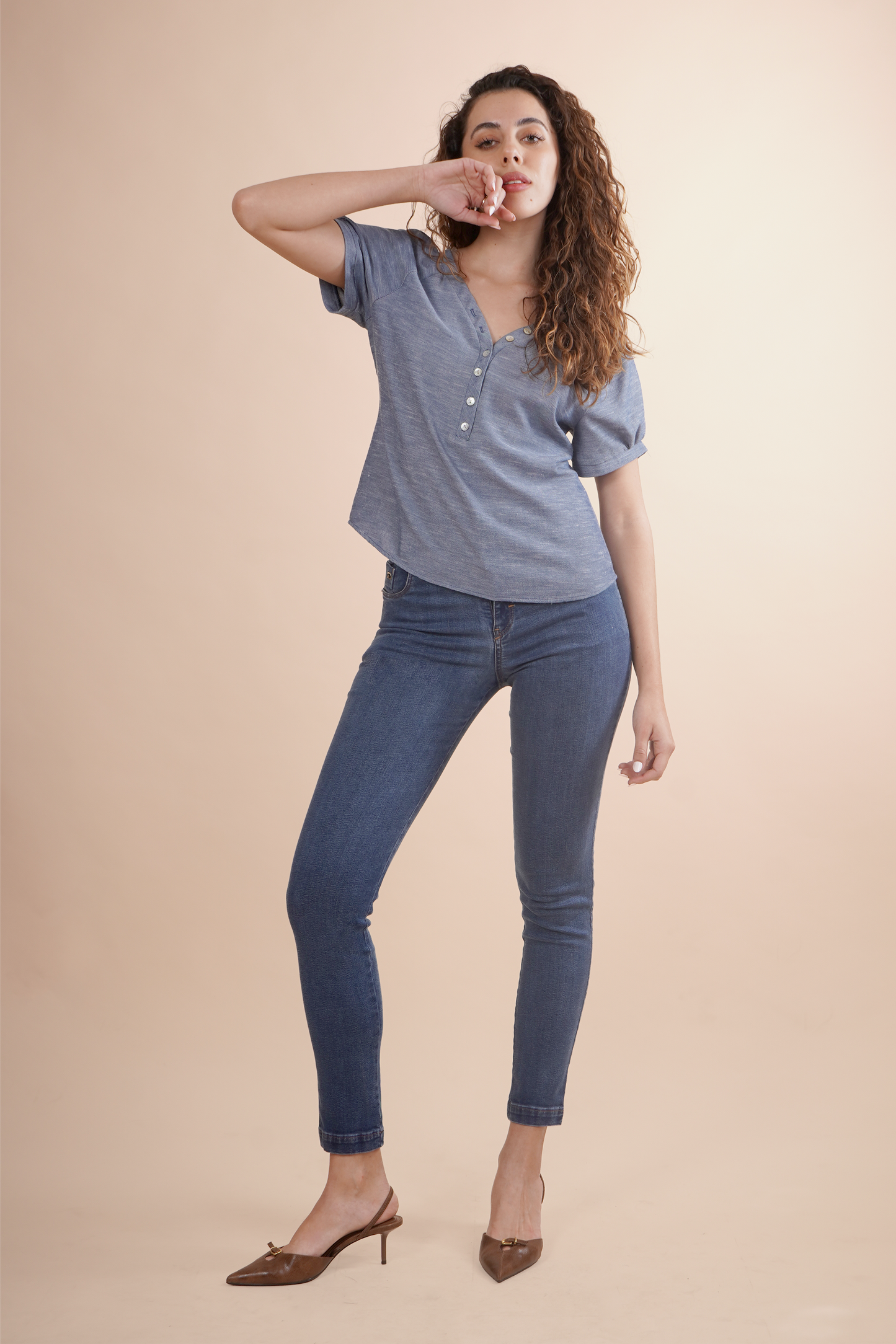 Blusa Manga Aglobada 262018