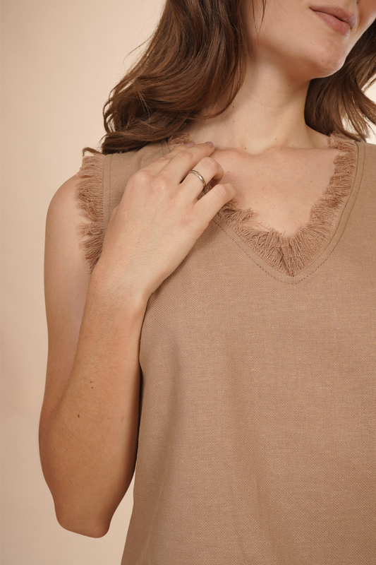 Blusa Cafe Con Barbas 262038