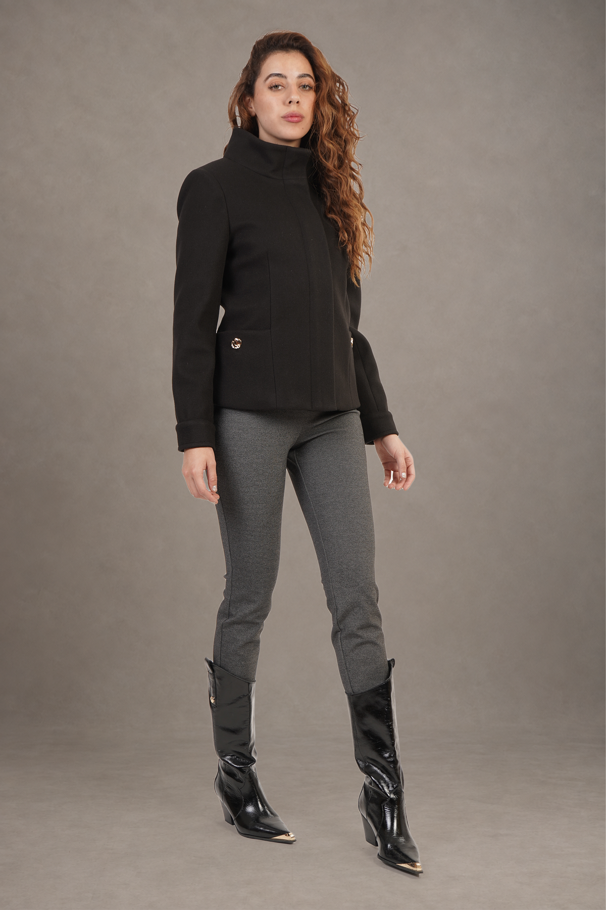 Chaqueta Elegante Negra