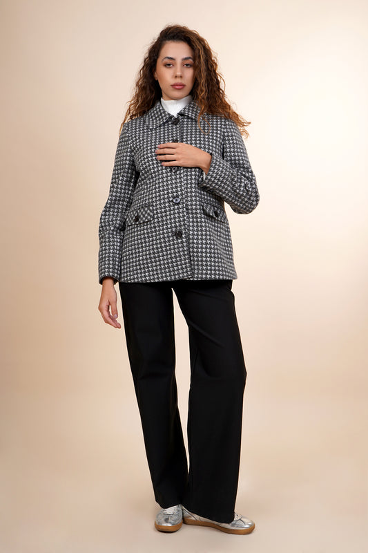 Abrigo de cuadros 254041