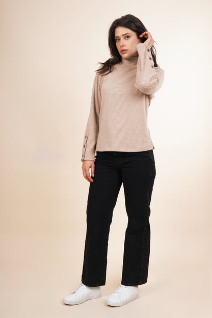 Blusa Manga Larga Con Botones 252086