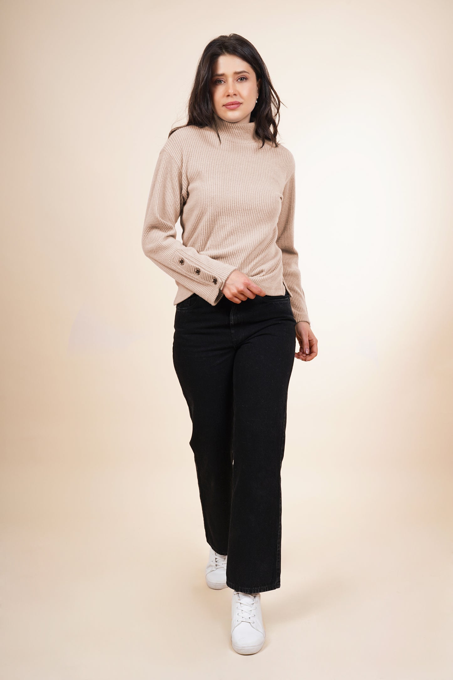 Blusa Manga Larga Con Botones 252086