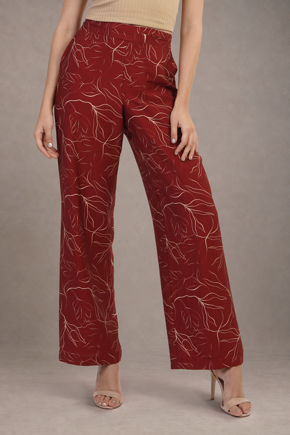 Pantalón Vino Estampado