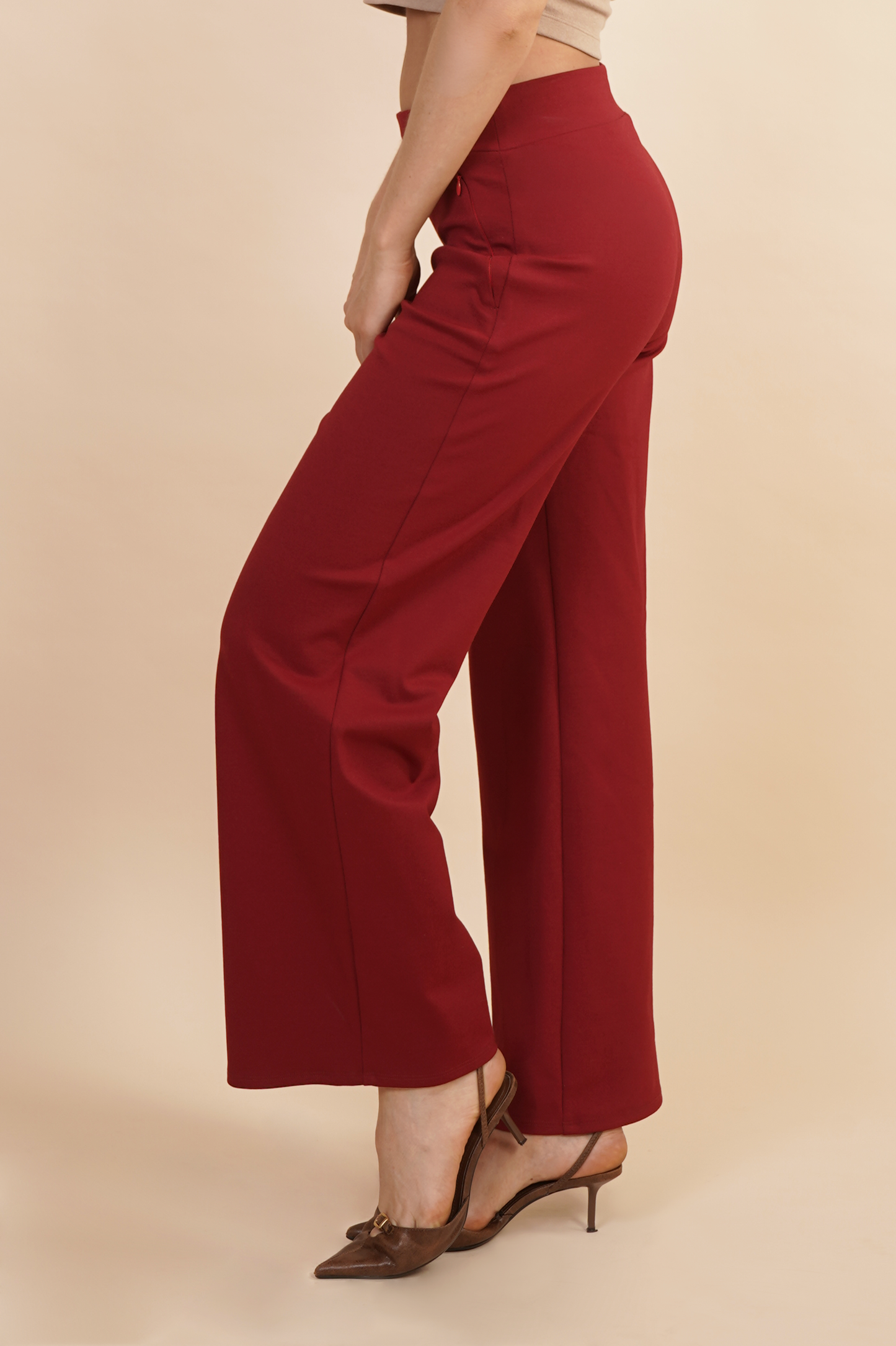 Pantalón Stretch Wide Leg 261051