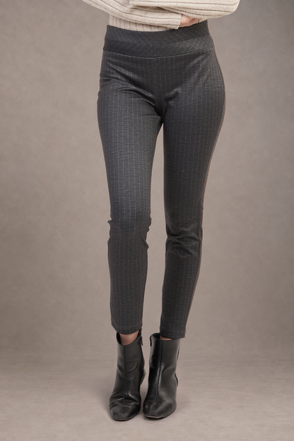 Leggins Gris Rayado