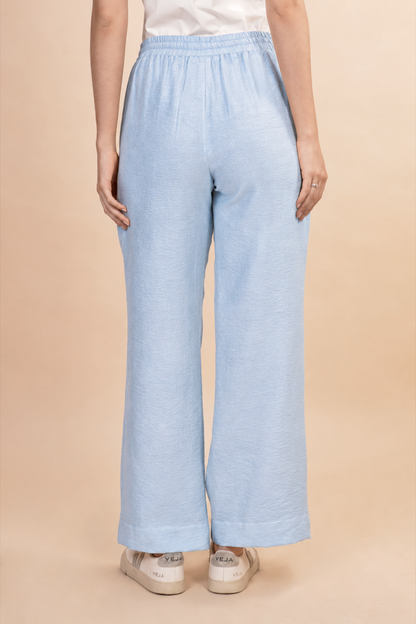 Pantalon Con Jareta Azul 261031
