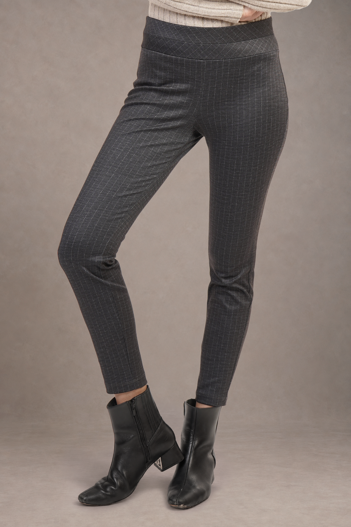 Leggins Gris Rayado