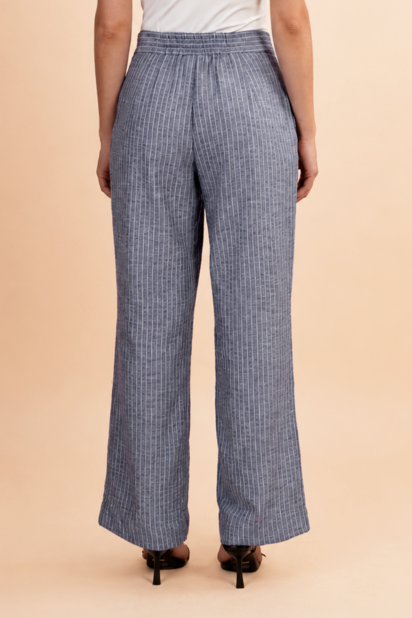 Pantalon A Rayas Marino 261041