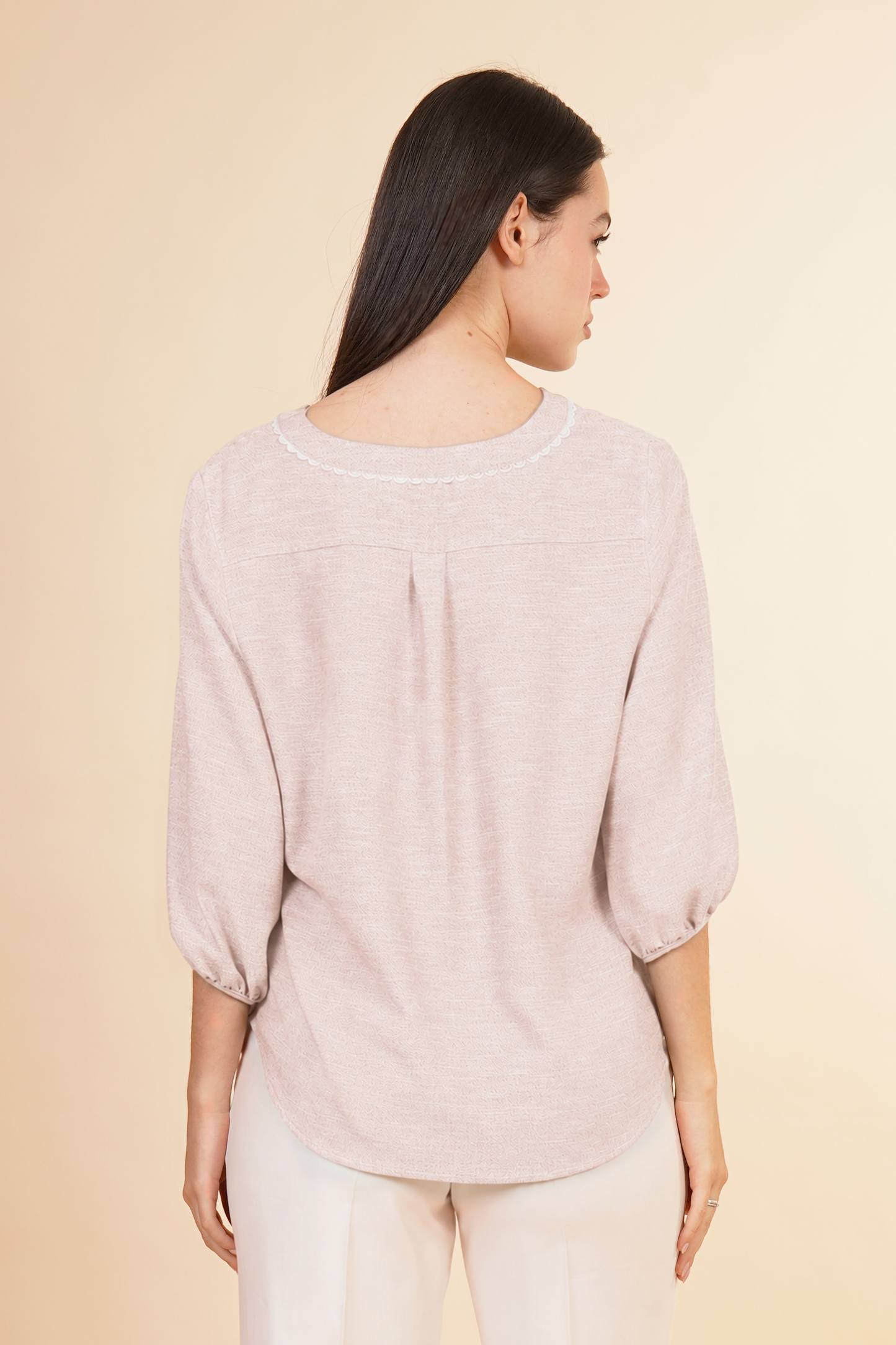Blusa Con manga 3/4  Rosa 262051