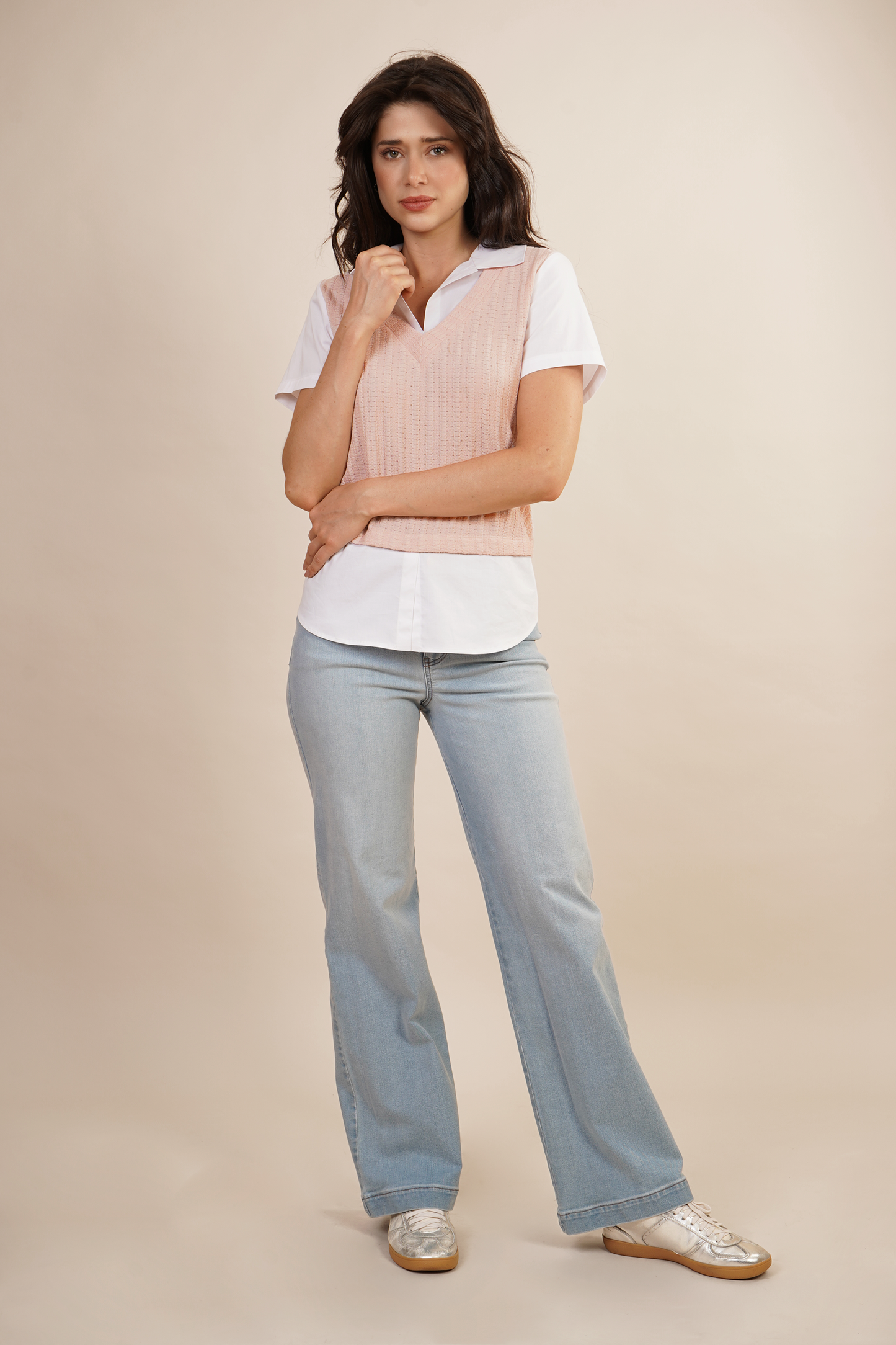 Blusa Tipo  Chaleco Rosa 262050