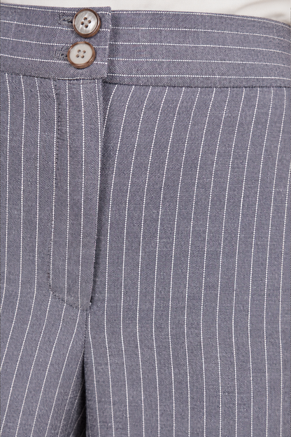 Pantalon A Rayas Marino 261041