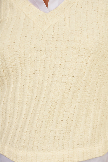 Blusa Tipo Chaleco Amarillo 262050