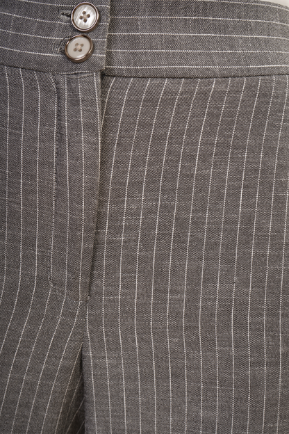 Pantalon A Rayas Gris 261041