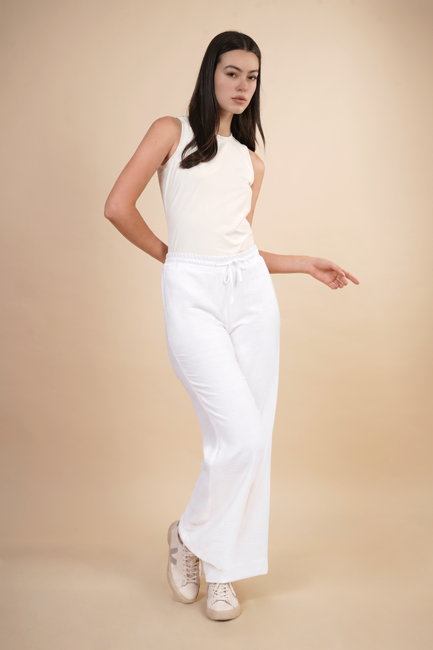 Pantalon De Jareta Blanco 261031