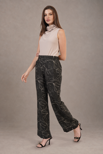 Pantalón Verde Estampado