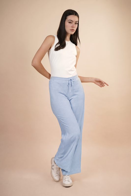 Pantalon Con Jareta Azul 261031