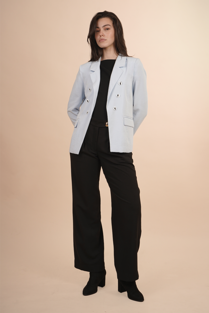 Saco Azul Con Botones 264013