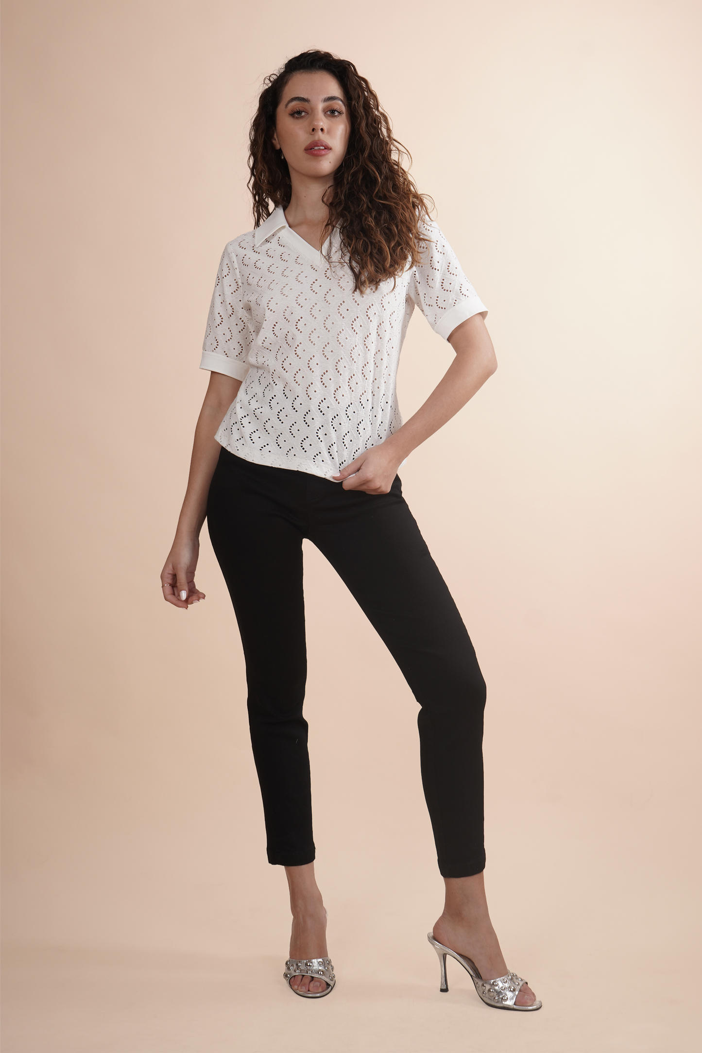 Blusa Textura Flores 262003