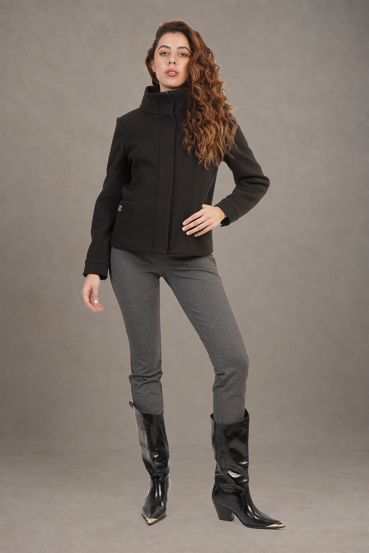 Chaqueta Elegante Negra