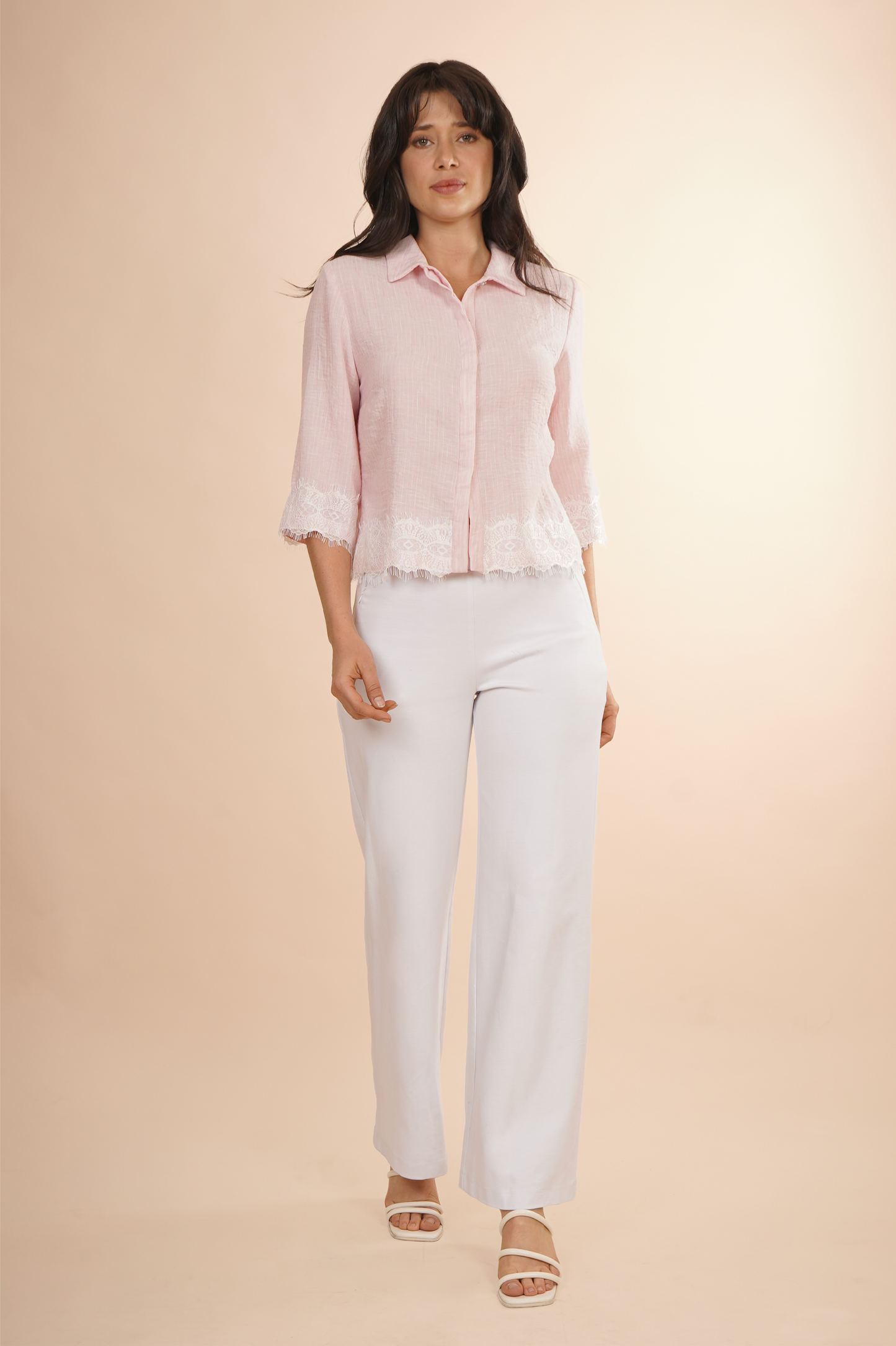Blusa Con Encaje 262034