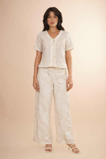 Blusa Bordada Blanca 262031