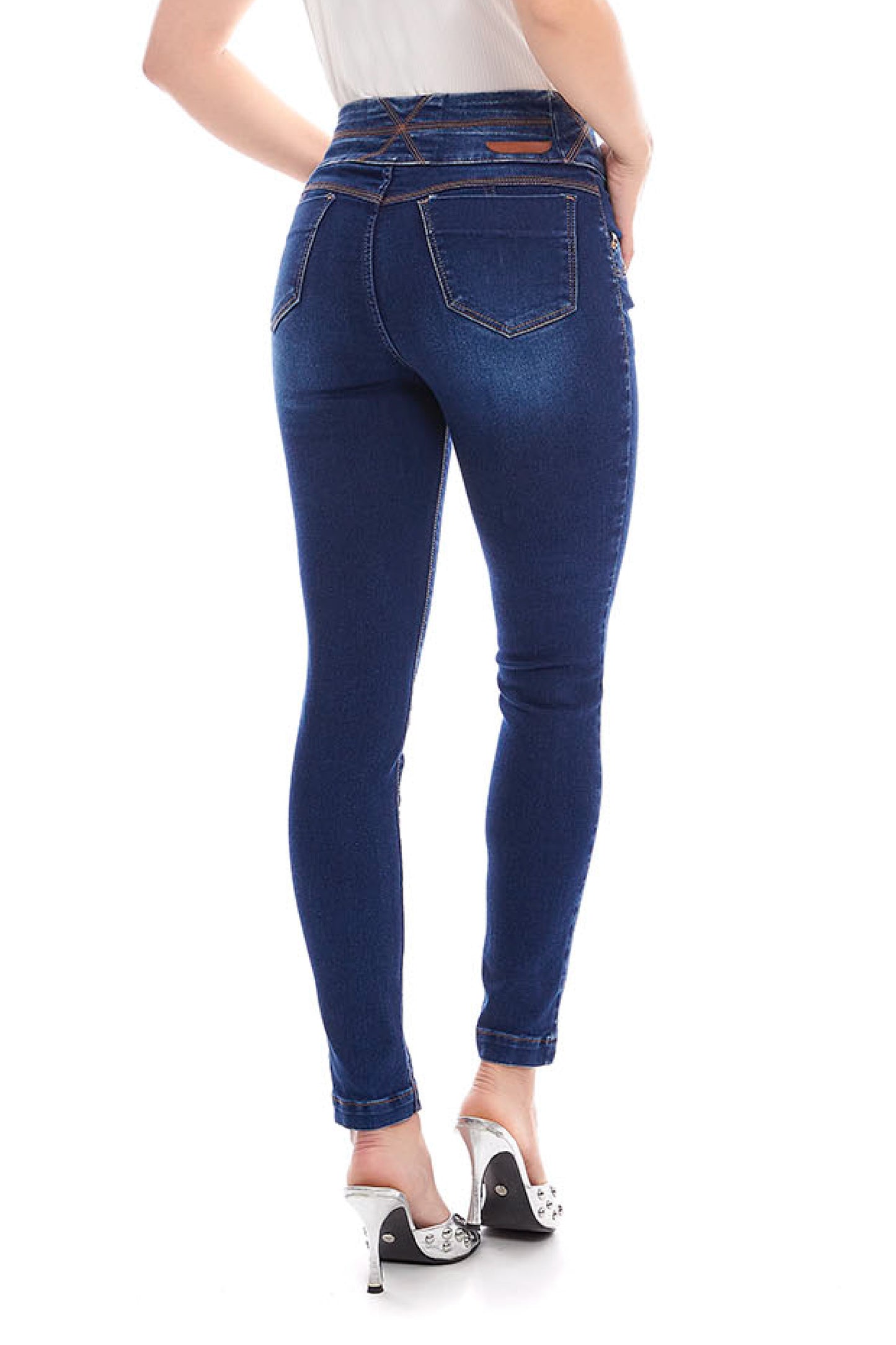 Jeans mezclilla corte ajustado 246006