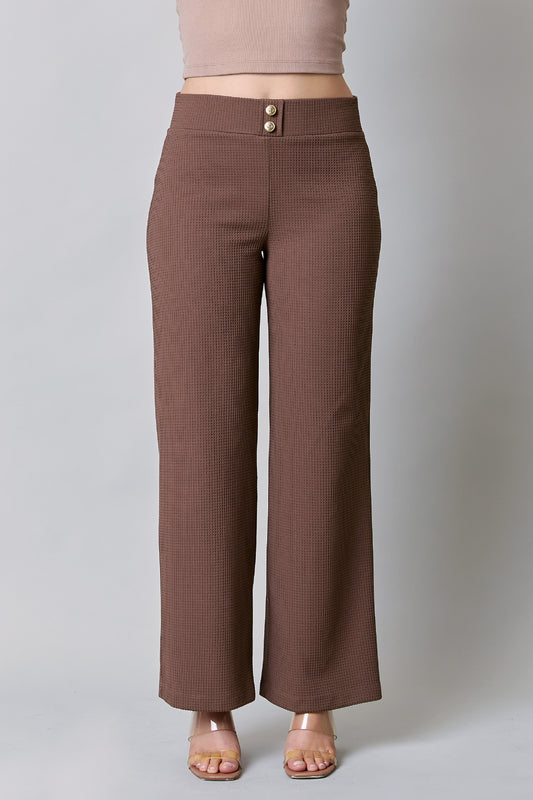 Pantalón amplio con dos botones 251064