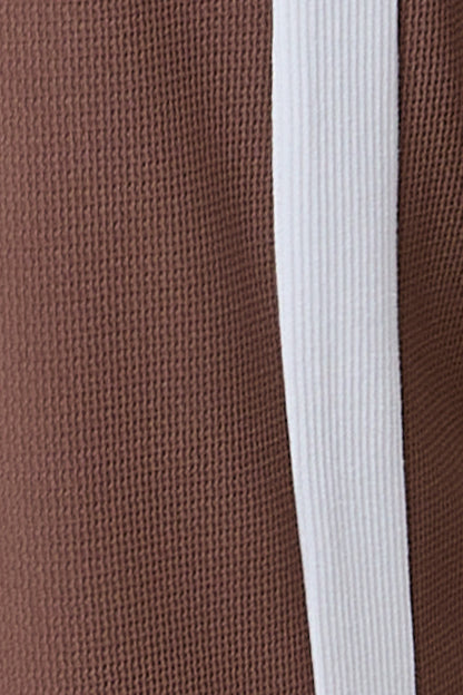Pantalón deportivo amplio con elástico en cintura 251065