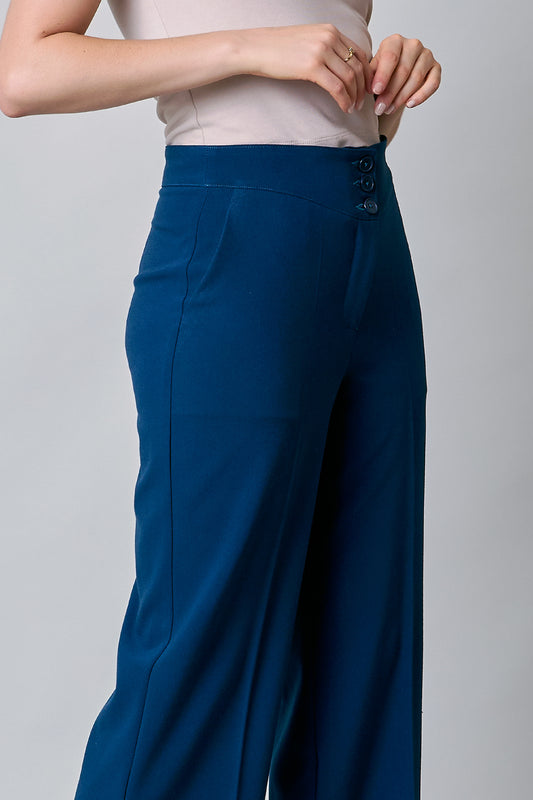 Pantalón de vestir amplio a 3 botones 251067