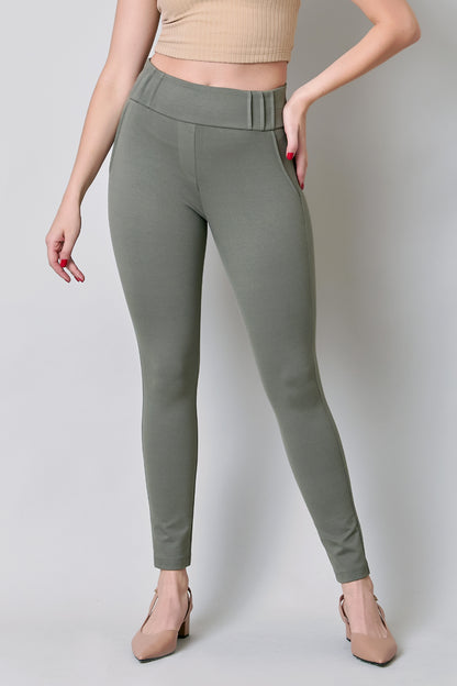 Leggings con alforzas en pretina 251071