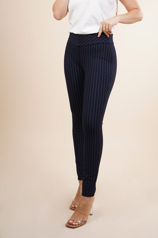 Leggings con estampado de rayas 251089