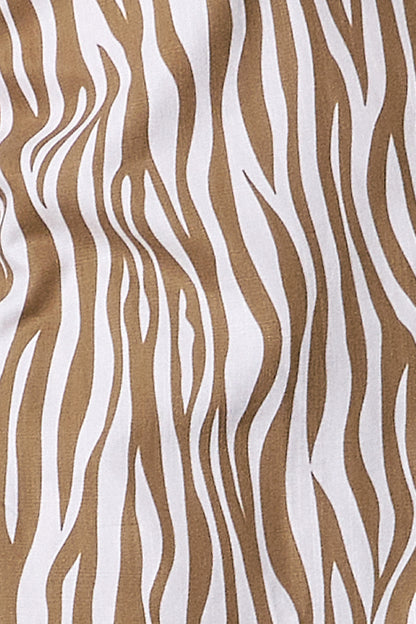 Blusa manga 3/4, estampado cebra 252059