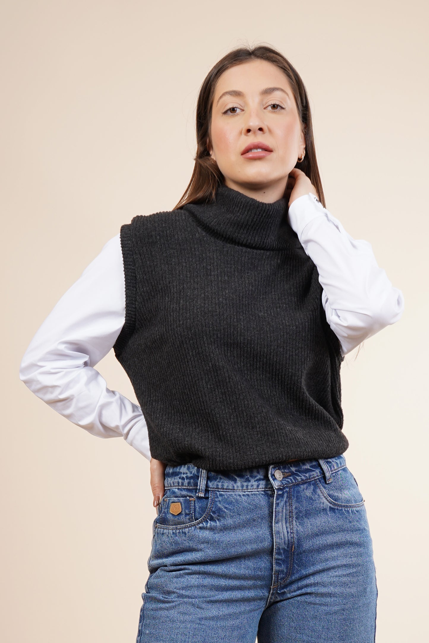 Chaleco con camisa 252077