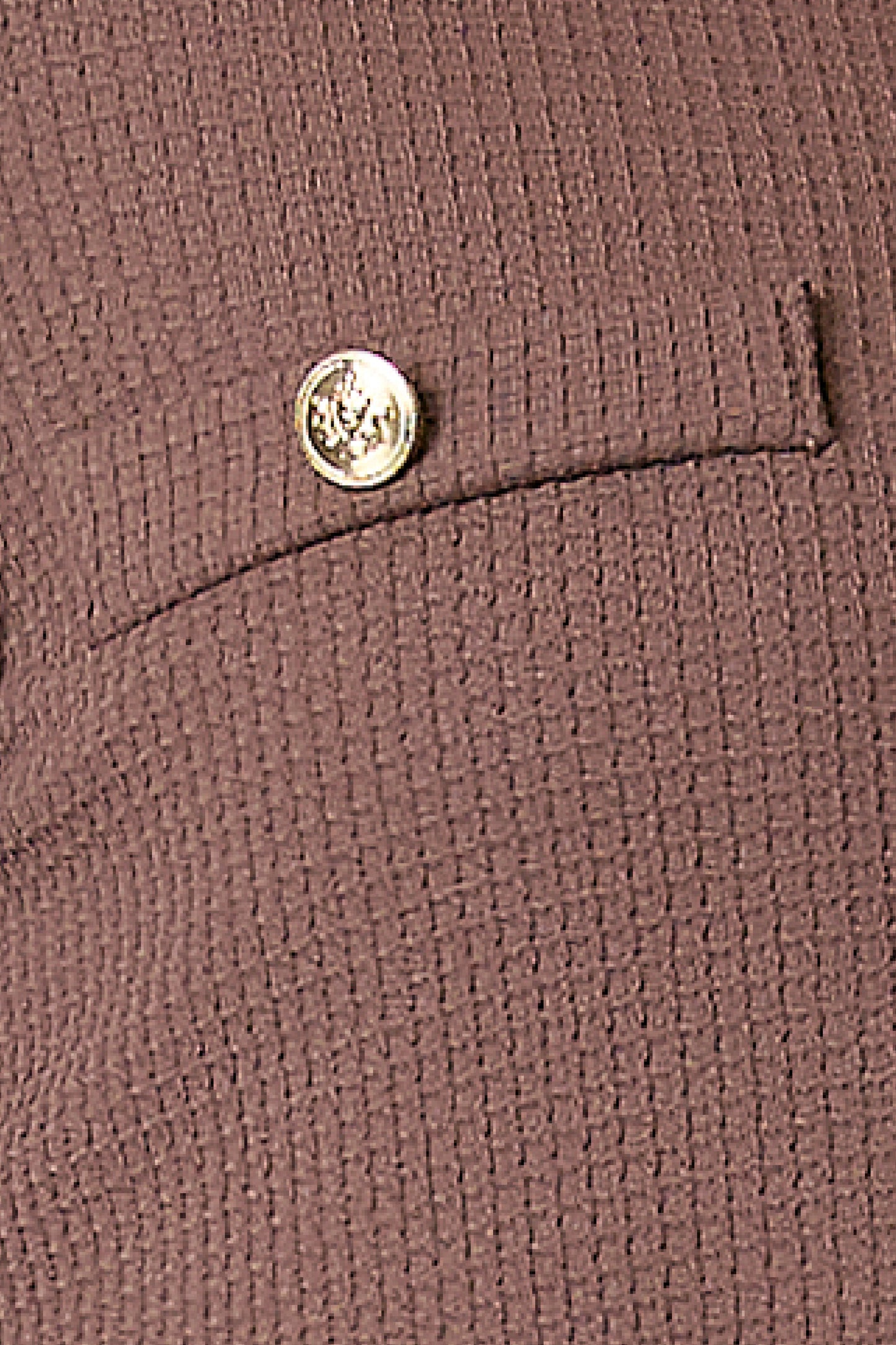 Saco cuello redondo con botones en cartera 254017