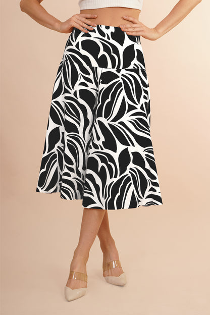 Falda Semi Circular Negro 261035