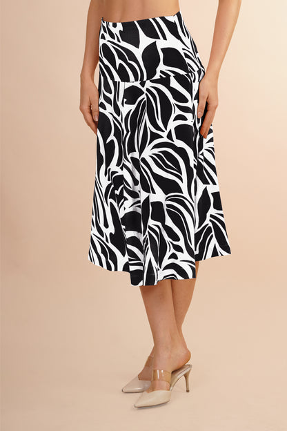 Falda Semi Circular Negro 261035