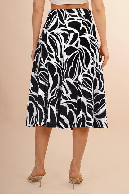 Falda Semi Circular Negro 261035