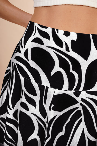 Falda Semi Circular Negro 261035