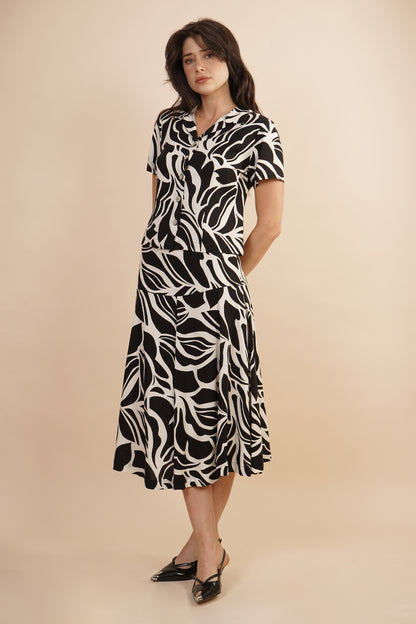 Falda Semi Circular Negro 261035