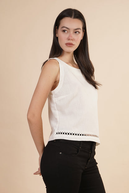 Blusa Halter con Tira Bordada 262060