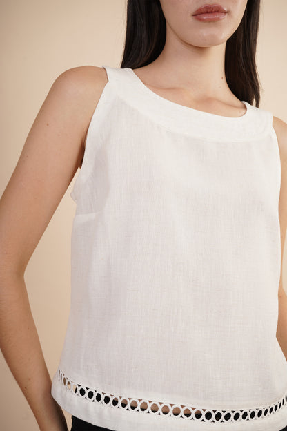 Blusa Halter con Tira Bordada 262060