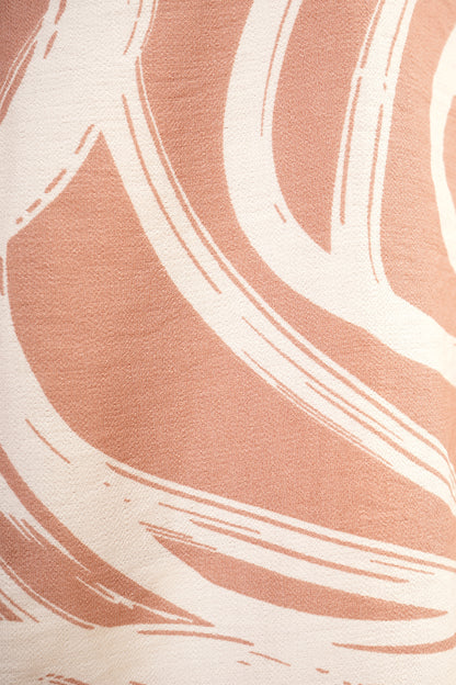 Blusa Sisada Estampado Geométrico Rosa 262070