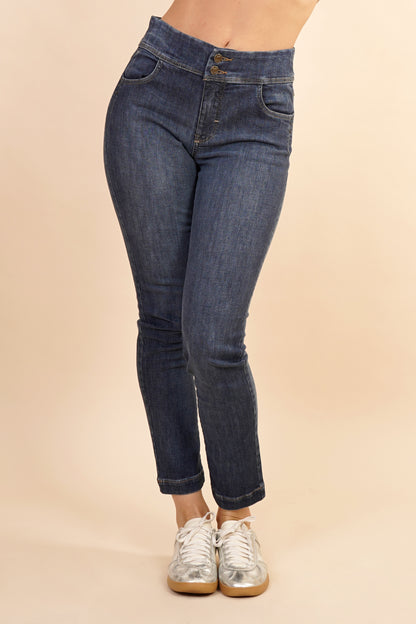 Jeans Azul Oscuro Ajustados