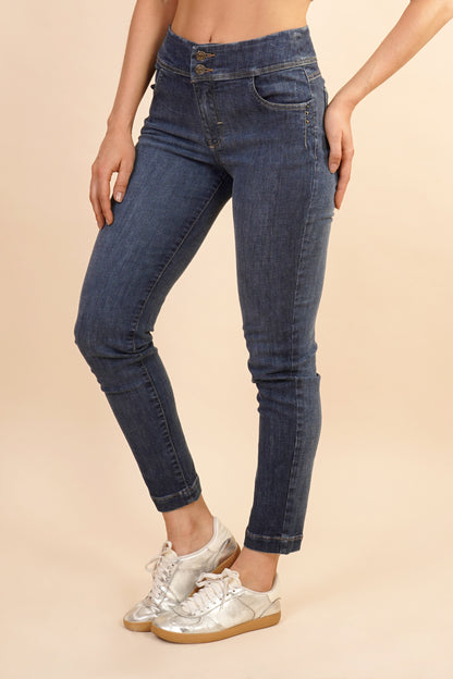 Jeans Azul Oscuro Ajustados
